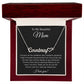 To My Beautiful Mom Heart Name Necklace