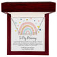 To My Mommy Heart Name Necklace