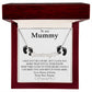 To My Mummy Heart Name Necklace