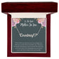 To The Best Mother In Law Heart Name Necklace