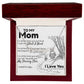 To My Mom Heart Name Necklace