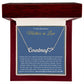 To My Wonderful Mother in Law Heart Name Necklace