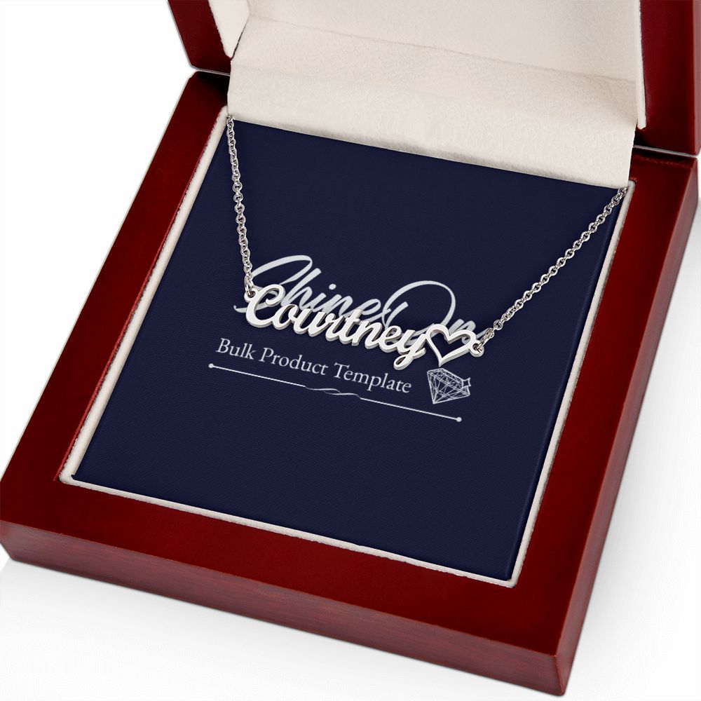 Heart Name Necklace