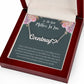 To The Best Mother In Law Heart Name Necklace