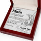 To My Mom Heart Name Necklace