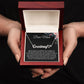 Gift For Mom Heart Name Necklace