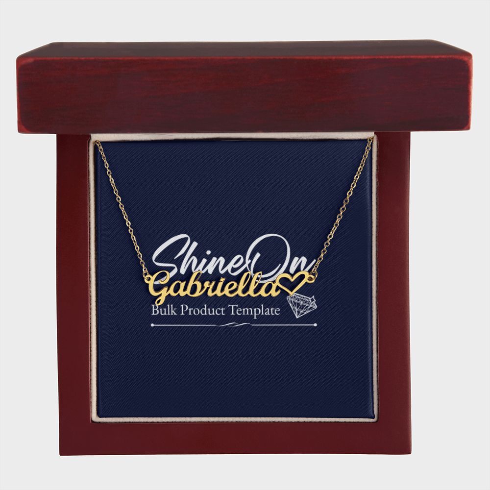 Heart Name Necklace