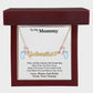 To My Mommy Heart Name Necklace