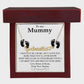 To My Mummy Heart Name Necklace