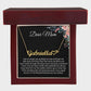 Gift For Mom Heart Name Necklace