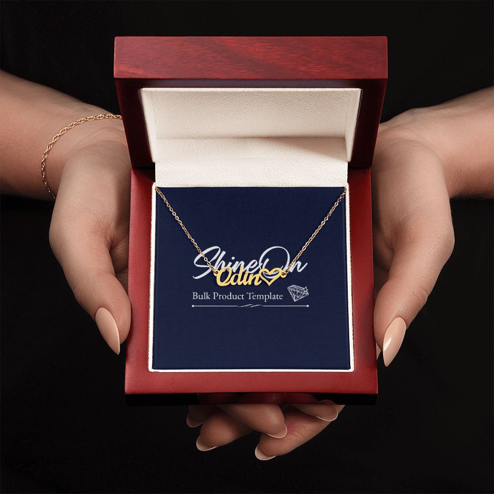 Heart Name Necklace