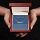 To My Wonderful Mother in Law Heart Name Necklace