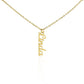 Vertical Name Necklace (No Message Card)