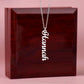 Vertical Name Necklace (No Message Card)