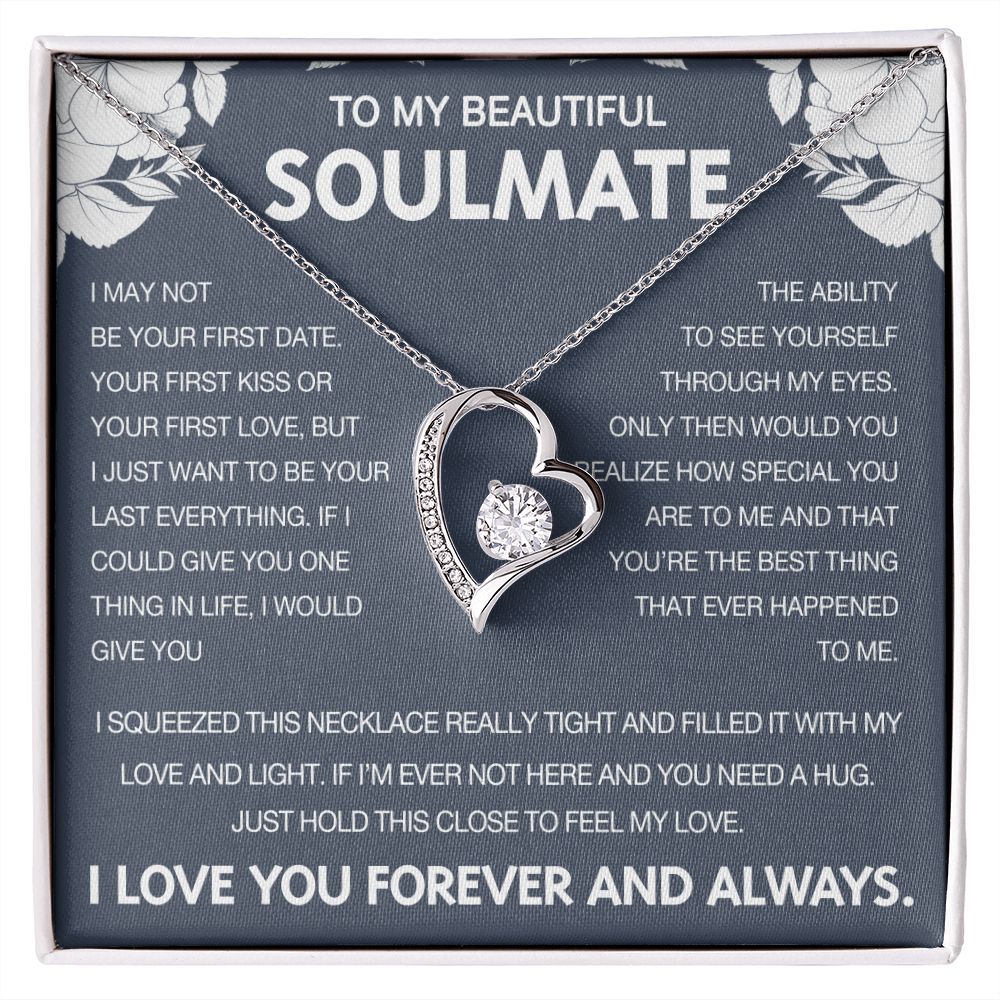 To My Beautiful Soulmate - Forever Love Necklace