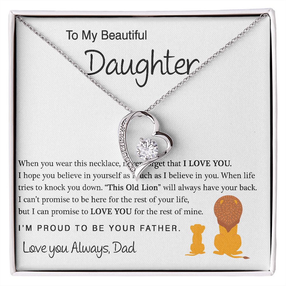 To My Beautiful Daughter | This Old Lion | Gift For Daughter From Dad