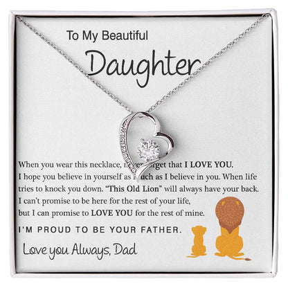 To My Beautiful Daughter | This Old Lion | Gift For Daughter From Dad