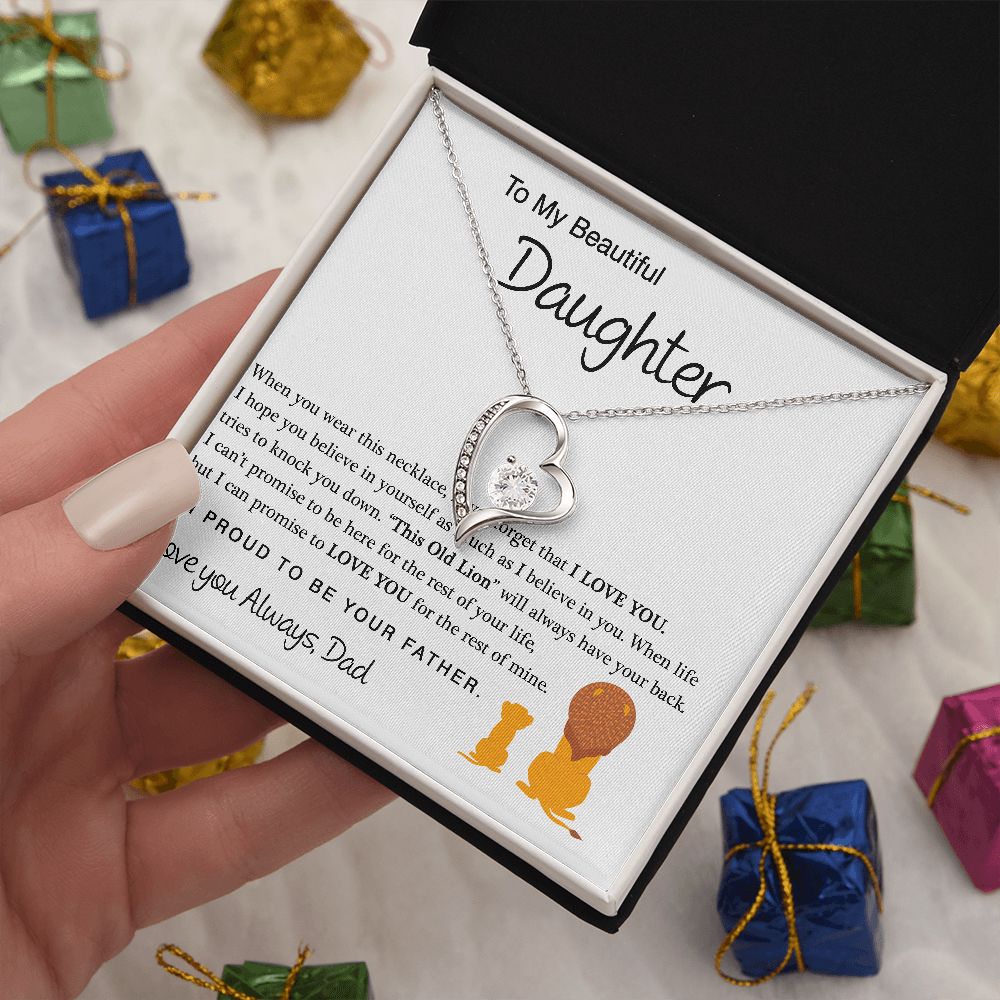 To My Beautiful Daughter | This Old Lion | Gift For Daughter From Dad