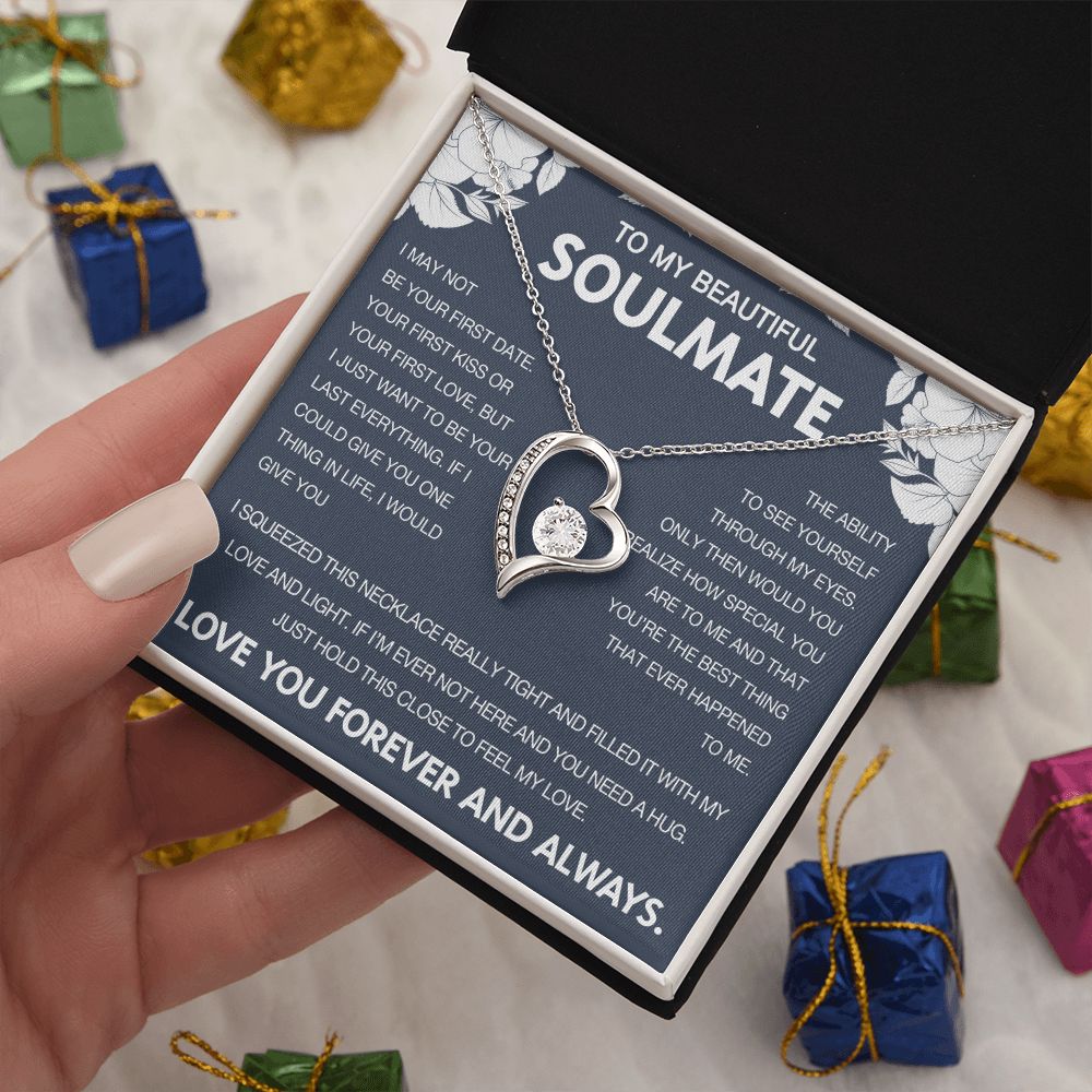 To My Beautiful Soulmate - Forever Love Necklace