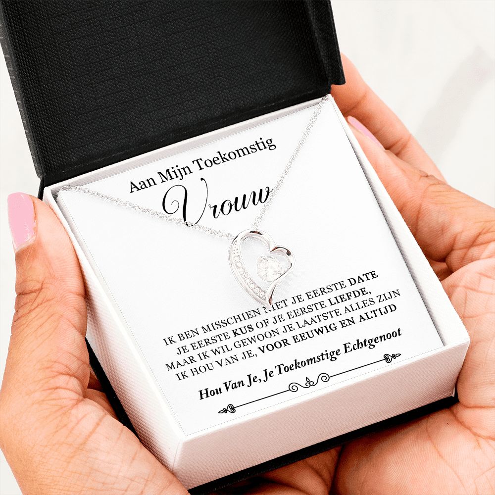 Aan Mijn Toekomstig Vrouw Forever Love Ketting