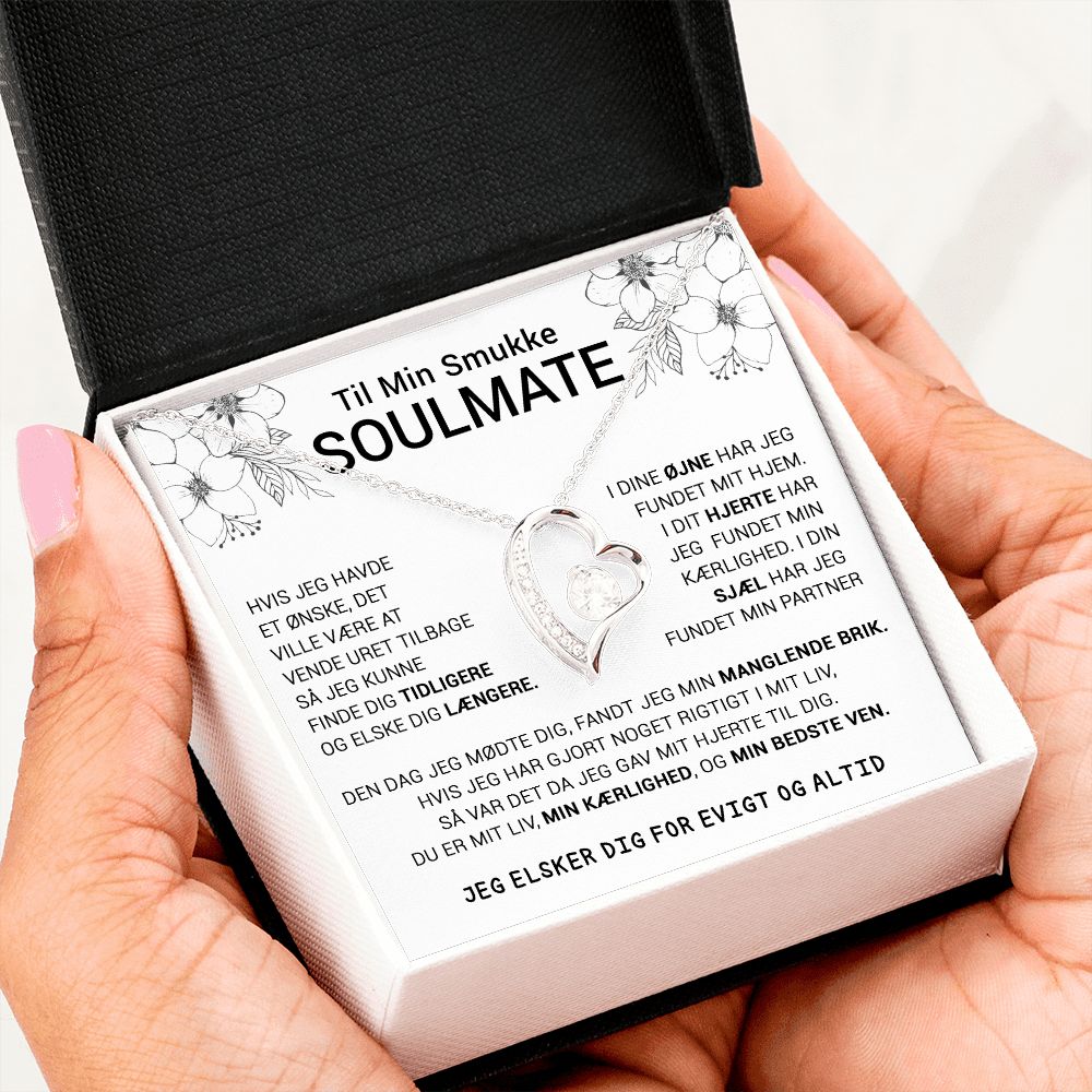 Til Min Smukke Soulmate For Evigt Kærlighed Halskæde