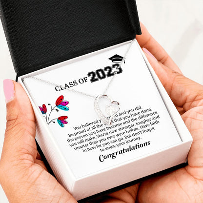 High School Graduation Gift Forever Love Necklace