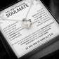 Aan Mijn Prachtige Soulmate Ketting Voor Eeuwige Liefde