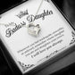 To My Badass Daughter Forever Love Necklace