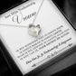 Aan Mijn Toekomstig Vrouw Forever Love Ketting
