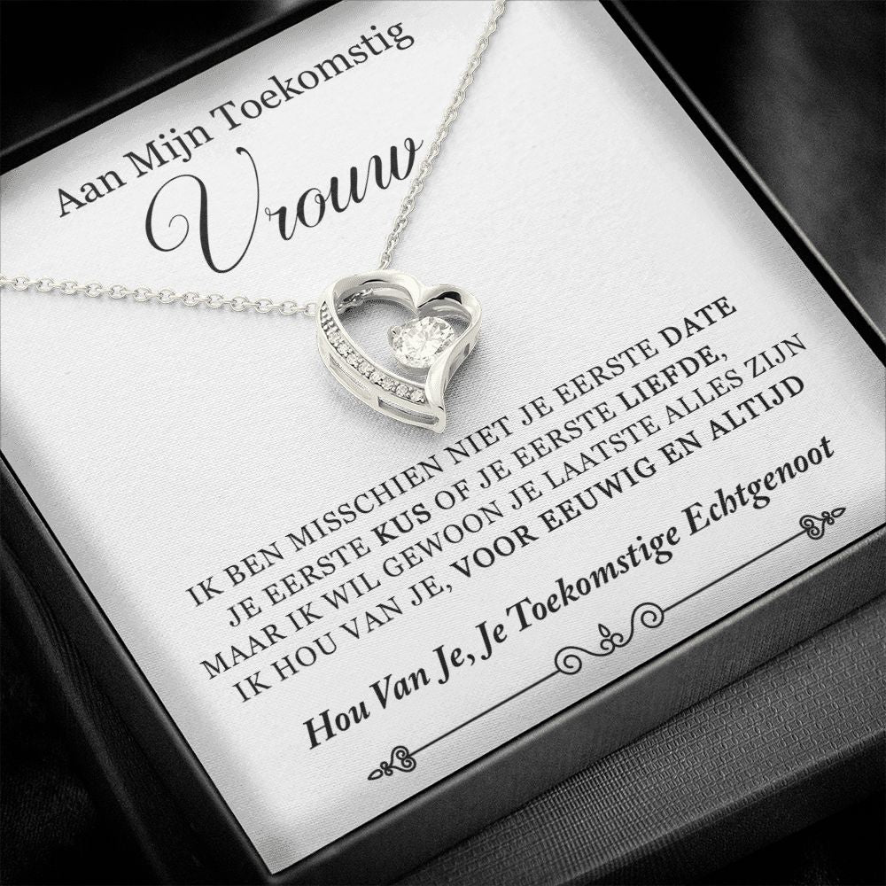 Aan Mijn Toekomstig Vrouw Forever Love Ketting