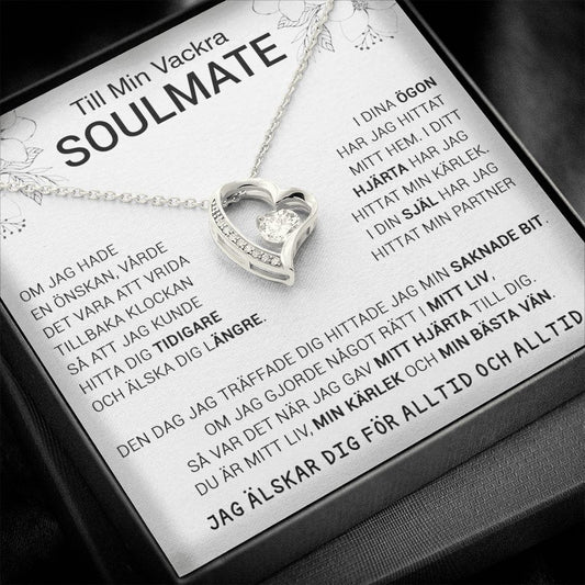 Till Min Vackra Soulmate Forever Love Halsband