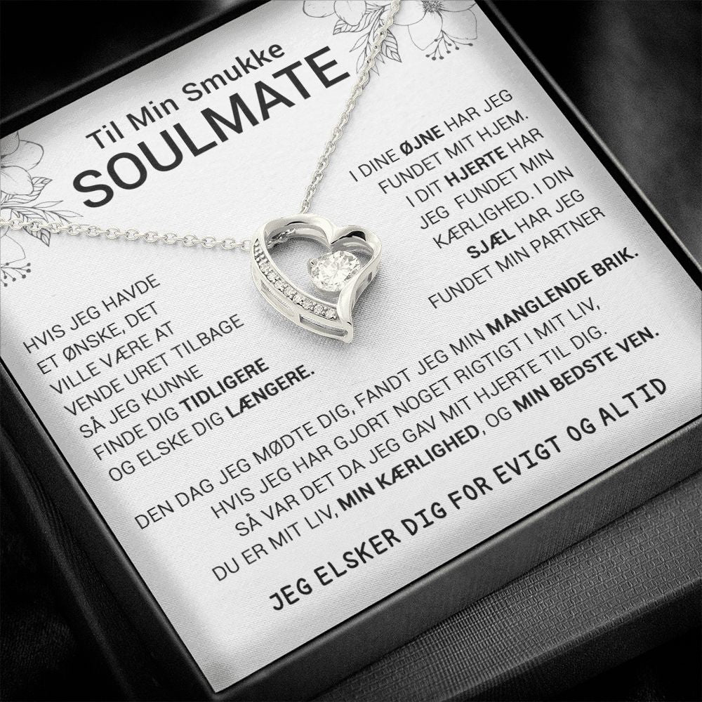 Til Min Smukke Soulmate For Evigt Kærlighed Halskæde