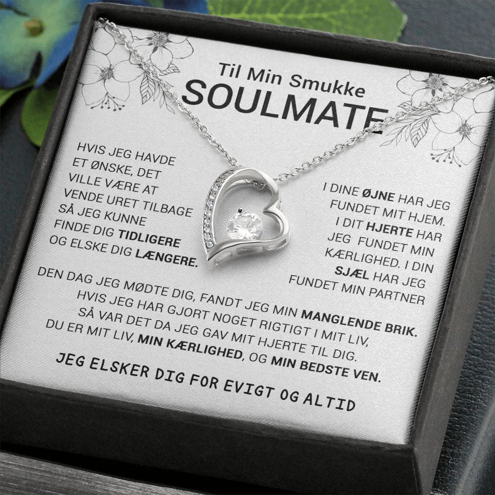 Til Min Smukke Soulmate For Evigt Kærlighed Halskæde