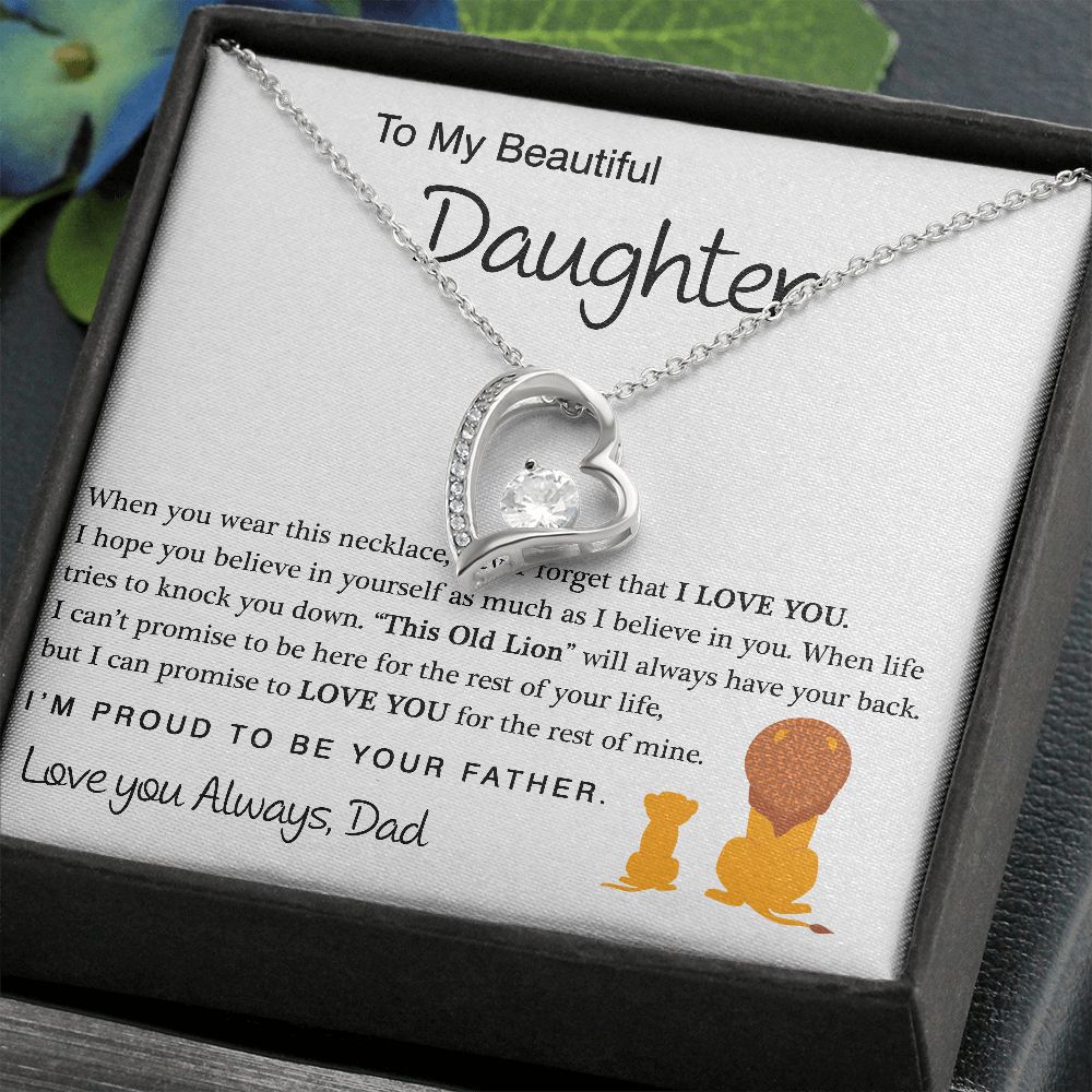 To My Beautiful Daughter | This Old Lion | Gift For Daughter From Dad