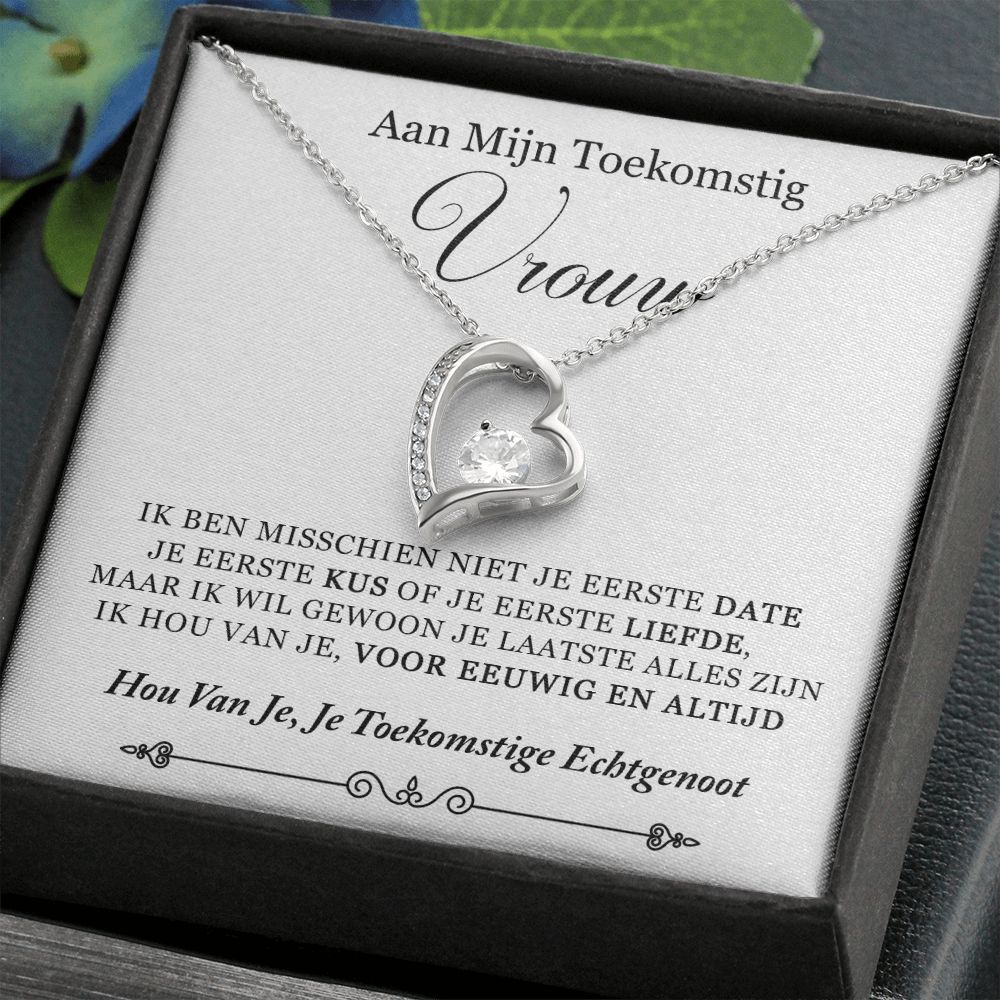 Aan Mijn Toekomstig Vrouw Forever Love Ketting