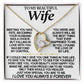 To My Beautiful Wife | Meeting You Was Fate | Forever Love Necklace