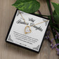 To My Badass Daughter Forever Love Necklace