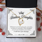To My Badass Daughter Forever Love Necklace
