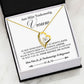 Aan Mijn Toekomstig Vrouw Forever Love Ketting