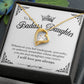 To My Badass Daughter Forever Love Necklace