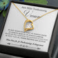 Aan Mijn Toekomstig Vrouw Forever Love Ketting