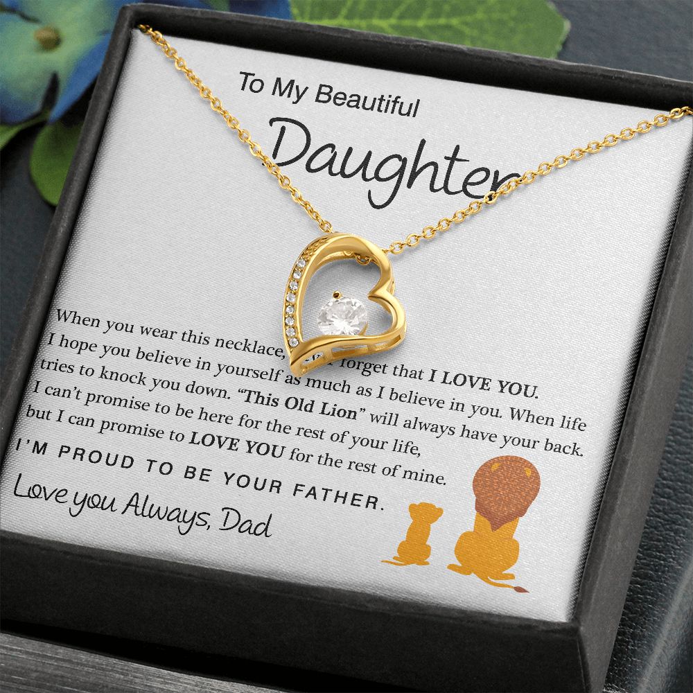 To My Beautiful Daughter | This Old Lion | Gift For Daughter From Dad