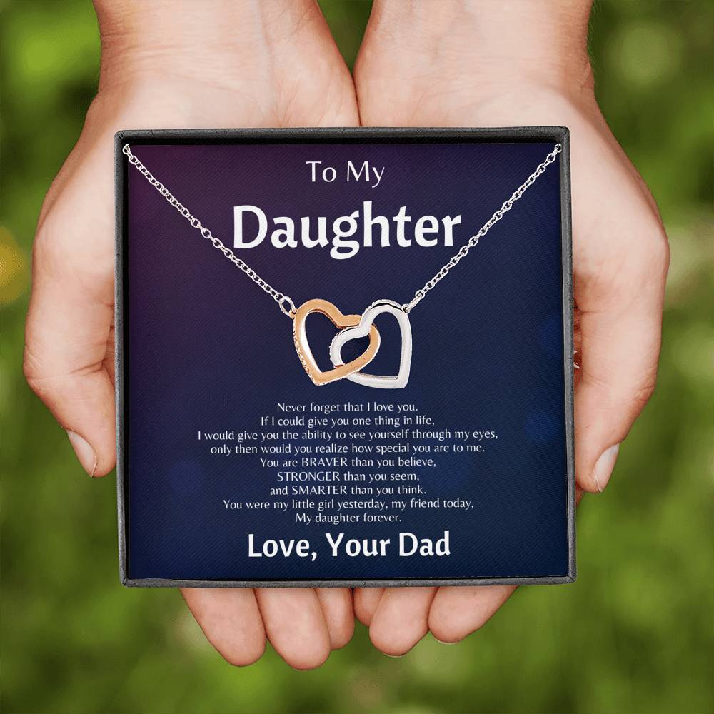 To My Daughter - How Special You Are To Me - Necklace